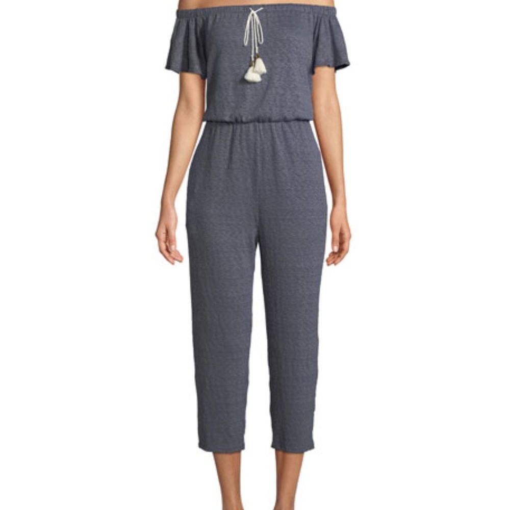Splendid Smoke Show Off-the-Shoulder Jumpsuit